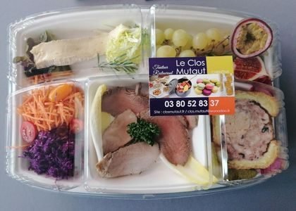 Plateau repas cuisiné Dijon